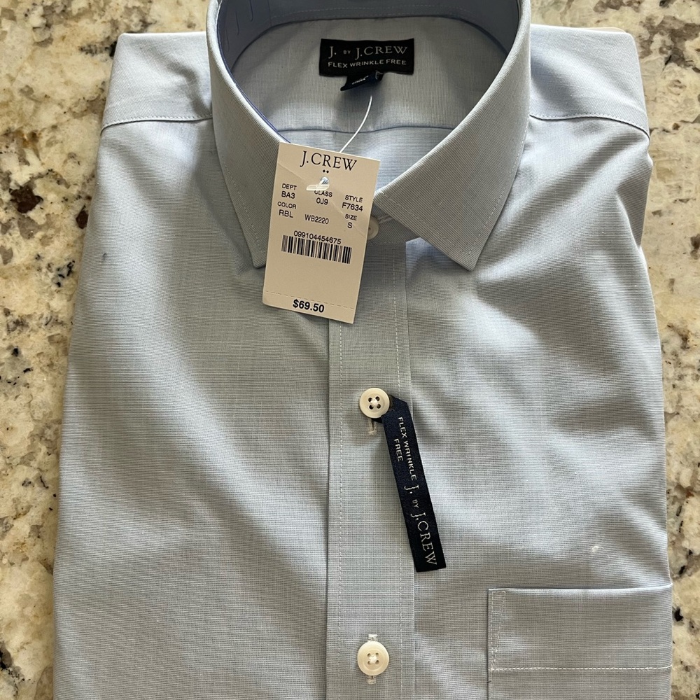 J. Crew Men's Sky Blue Dress Shirt